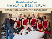 Tablet Screenshot of masonicballroom.com